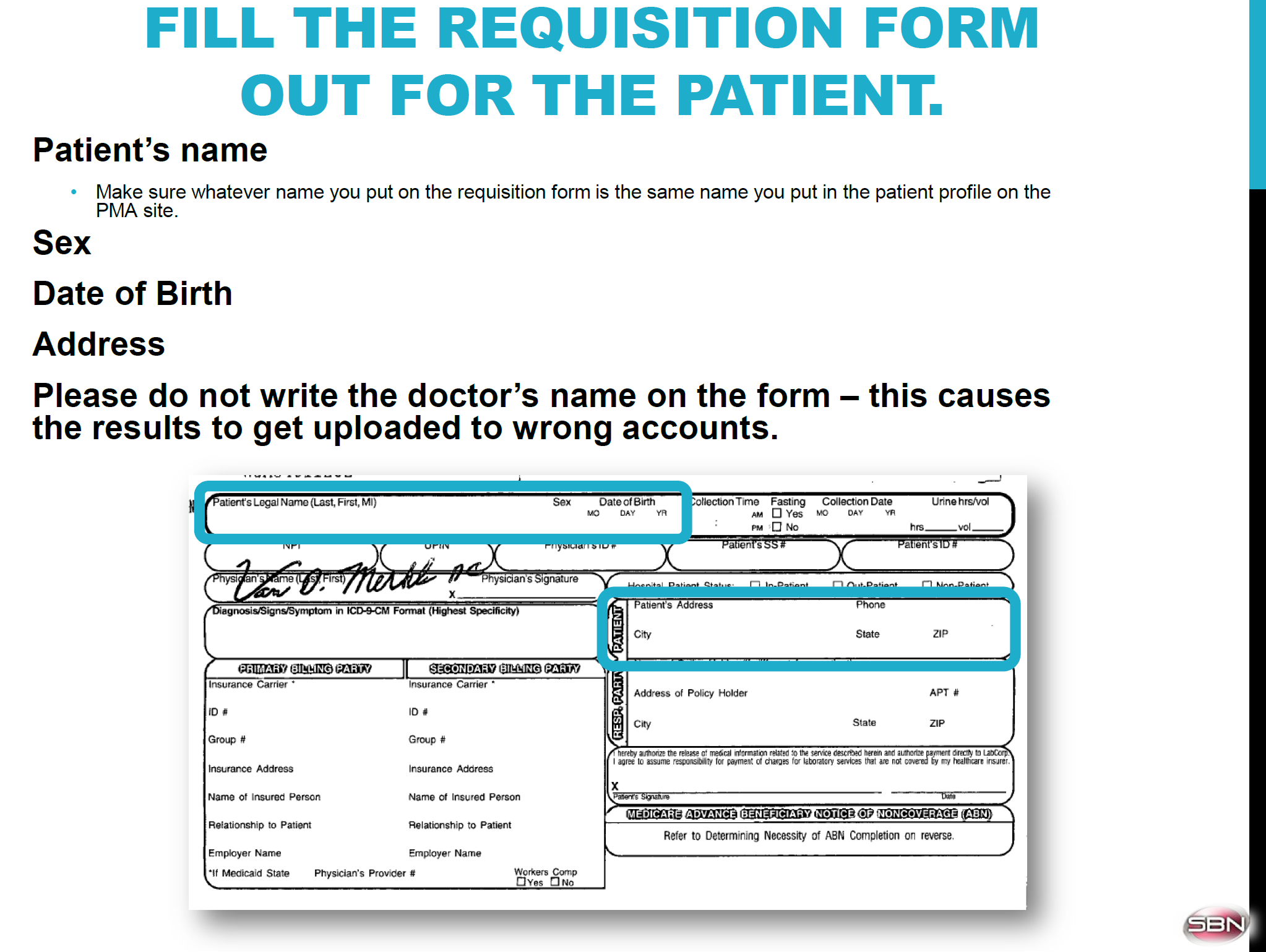 How to Fill Out a Labcorp Requisition Form Science Based Nutrition